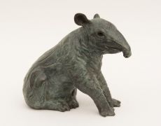 Jonge tapir, brons, 11cm hoog