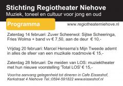 Agenda regiotheater