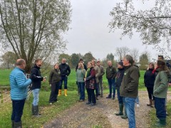 Wenakker en raad westerkwartier bezoeken boerennatuur groningen wes