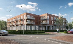 Impressie bouwcomplex poort van leek